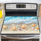 Stove Top Cover for Electric Stove,Glass Stove Top Cover, Heat Resistant Glass Cooktop Cover, Stovetop Protector, Kitchen Decor, Dish Drying Mats Cover for Ceramic Washer Top 28.5x20.5 inch by GIVEYOUTHEBEST