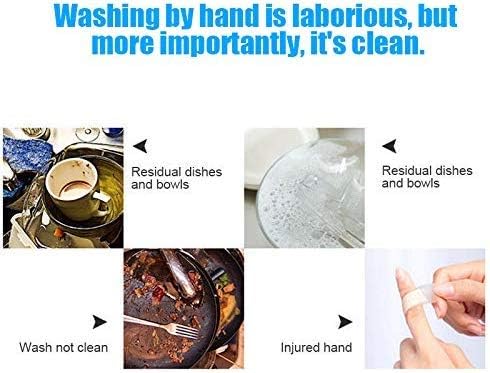 AUSUKY Handheld Cordless Electric Dish Scrubber Brush Power Bathroom Tile Floor Shower Kitchen Cleaner, White, 25cm - Image 3