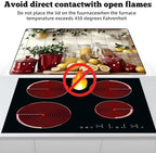 Stove Top Covers for Electric Stove: 30''×21'' Stove Mat Protective Cooktop Cover Expands Counter Area, Kitchen (Lemon) - Image 3