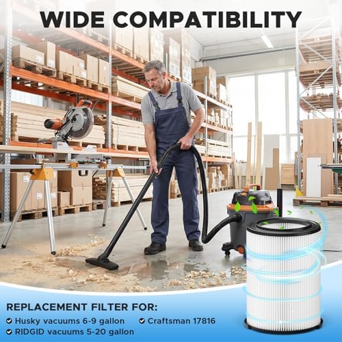 2 Pack VF4000 Replacement Filter for Rigid Shop Vac Filters - Image 5