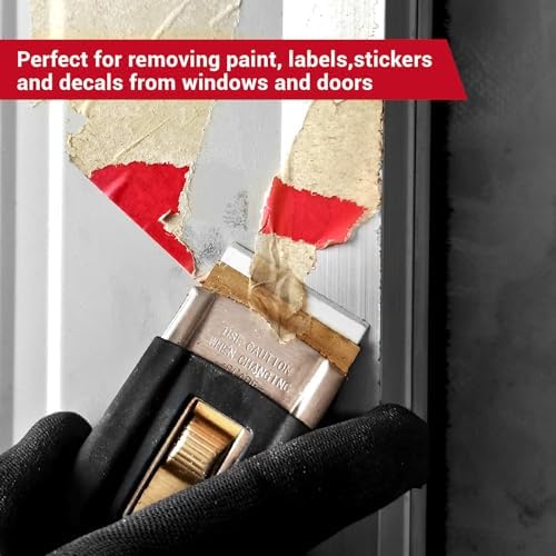 5-Pack Ceramic Scraper Blade Refills, Rust-Proof for Stickers, Paint, Grime - Image 5