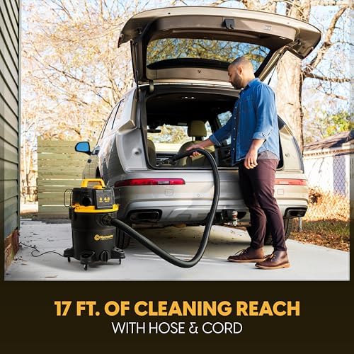Vacmaster Professional VDK611PF 0201 6 Gal Wet/Dry Vac Self-Cleaning Filter - Image 5
