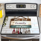 Stove Top Cover for Electric Stove,Glass Stove Top Cover, Heat Resistant Glass Cooktop Cover, Stovetop Protector, Kitchen Decor, Dish Drying Mats Cover for Ceramic Washer Top 28.5x20.5 inch by GIVEYOUTHEBEST