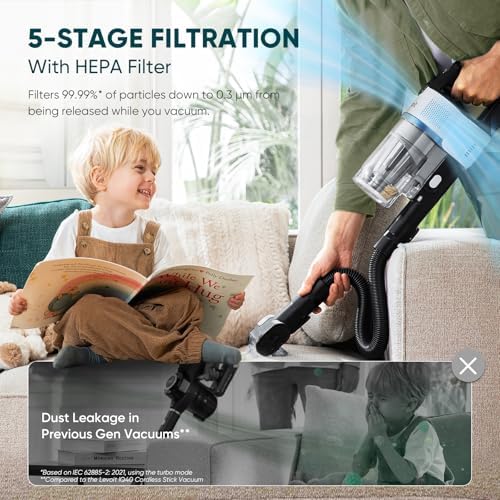 LEVOIT AERO™ Cordless Vacuum, Auto-Empty Station, Up to 70 Minutes, Premium - Image 4