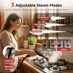 Steam Cleaner, 54oz Steamer for Cleaning, 16-Pcs Set for Home, Car - Image 4