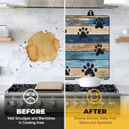Stove Top Cover for Electric Stove,Glass Stove Top Cover, Heat Resistant Glass Cooktop Cover, Stovetop Protector, Kitchen Decor, Dish Drying Mats Cover for Ceramic Washer Top 28.5x20.5 inch - Image 5