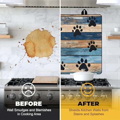 Stove Top Cover for Electric Stove,Glass Stove Top Cover, Heat Resistant Glass Cooktop Cover, Stovetop Protector, Kitchen Decor, Dish Drying Mats Cover for Ceramic Washer Top 28.5x20.5 inch - Image 5