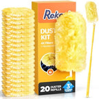 REKOPI Heavy Duty Duster Refills Compatible with Swiffer Duster, 20 Count by REKOPI