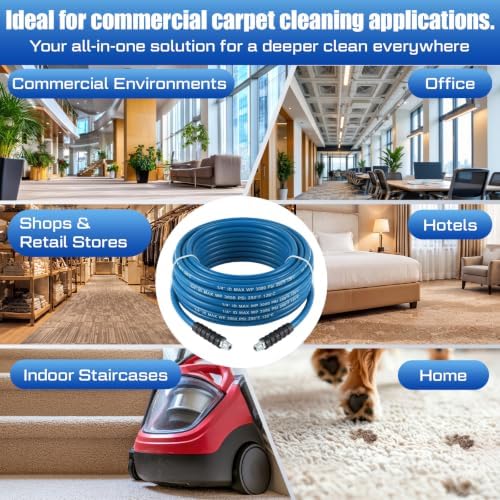 1 Pcs 1/4" X 100' Blue Carpet Cleaning Solution Hose, Regular - Image 6