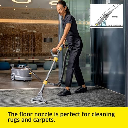 Kärcher Puzzi 10/1 Commercial Carpet Extractor 12.5 PSI - Spot Cleaner, Stain Remover, Area Rugs, Car and Auto Detailing, Carpet and Upholstery Cleaner - Onboard Accessory Storage - 4.9 Gallon - Image 5
