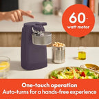 bella Electric Can Opener, Automatic One-Touch, Plum - Image 3
