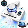 Mattress Vacuum Cleaner,13Kpa Powerful Suction Bed Vaccum Cleaner with UV-C Light,LED Headlights and High Heating Tech,1.2kg Light Weight Handheld vaccum for spot Cleaning,Sofa,Couch Fabric Cleaner by Intercleaner