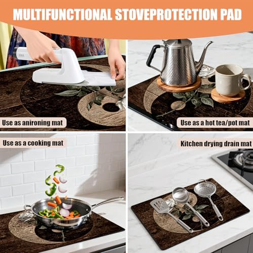 28"x20" Anti-Slip Electric Stove Top Cover - Image 3