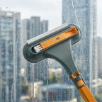 3 in 1 Window Squeegee for Home, 2-Way Brush Window Cleaning Tool with TPR Soft Rubber Squeegee for Cleaning Screens, Glass & Window Tracks by Unknown