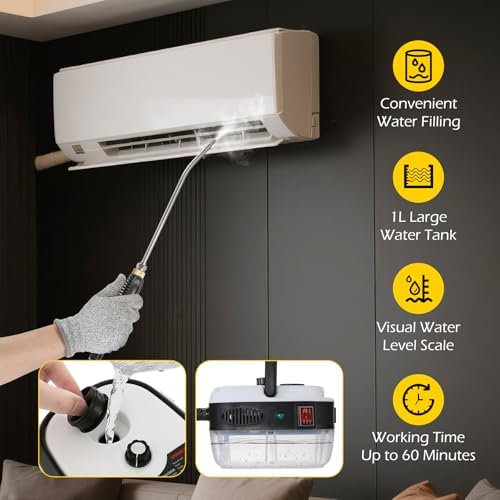 Dyna-Living Steam Cleaner 2500W Engine Steam Cleaner For Auto Detailing - Image 5