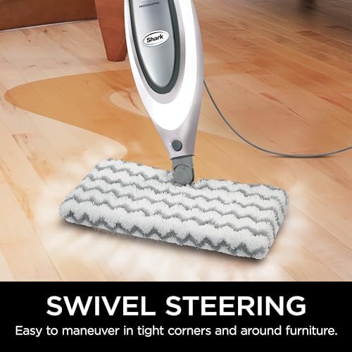 Shark Professional Steam Pocket Mop with 2 Double-sided Pads, White, S3601 - Image 5