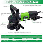 800W Electric Wet Stone Polisher 4'' Variable Speed Grinder Buffing Machine, Countertop Concrete Polisher with 7PCS Diamond Polishing Pads for Granite, Tile, Cement Floor - Image 4