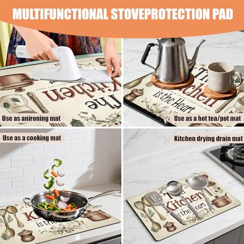 28"x20" Anti-Slip Electric Stove Top Cover - Image 3