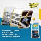Cerama Bryte Removes Tough Stains Cooktop and Stove Top Cleaner for Glass - Ceramic Surfaces, 6-28 oz - Image 3