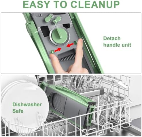 SupMaKin Safe Mandoline Slicer Plus for Kitchen Adjustable Vegetable Slicer - Image 6