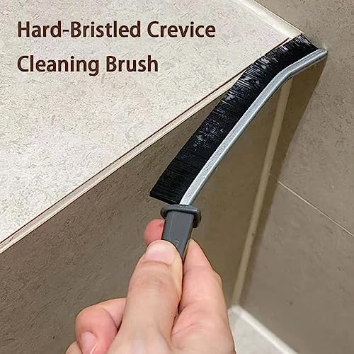 Koxuky Crevice Cleaning Brush, Hard Bristle Small Cleaning Brushes, Grout Cleaner Brush, Toilet Brush, Scrub Brush for Shower Tile, Skinny Gap Cleaning Tools for Household Use, Bathroom, Kitchen (3) - Image 2
