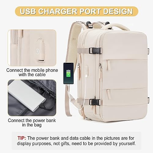 Expandable Travel Backpack For Women Men Airline Approved Personal Item Backpack For Airlines Carry On Backpack Flight Approved Waterproof Backpack For Traveling On Airplane Weekender Travel Bag - Image 6