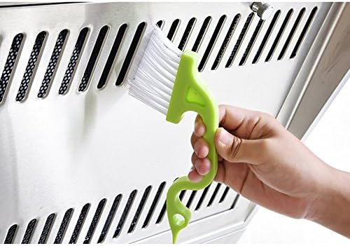 2pcs Hand-held Groove Gap Cleaning Tools Door Window Track Kitchen Cleaning Brushes(Green) - Image 5