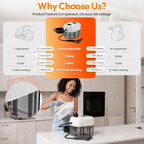 Steam Cleaner, 6-Level Adjustable Handheld Steam Cleaner for Home & Car - Image 2