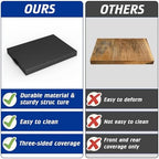 Stove Top Cover with Handles, Heavy Duty Metal Noodle Board Cooktop Cover for Gas/Electric Stove Top, (L 30" x W 22" x H 3") Large Gas Stove Protective Cover for Kitchen Space Expansion - Image 5