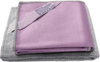 NΘrwex Basic Package Window Cleaning Cloth and EnviroCloth Glass Cloth, Cleaning Cloth, Streaks Scratches Free, Just Add Water (Purple 1 Pack, Grey 1 Pack) by Longmann