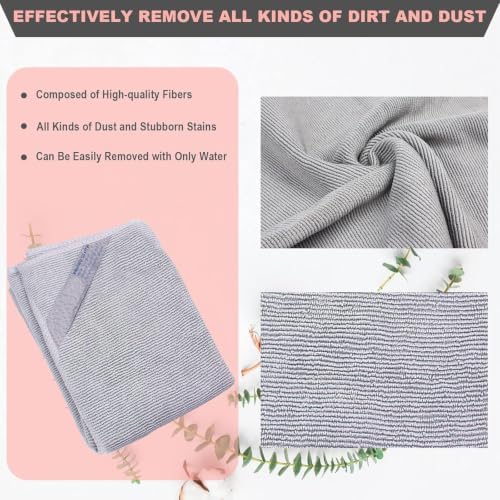 Longmann 2 x NΘrwex Enviro Cloth, Glass Cloth, Cleaning Cloth, Streaks Schatches Free (Grey 2 Pack) - Image 3