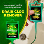 The original Zip-It Hair Clog Remover 25-inch Overall Length Drain Snake Cleaner (9-Pack), Unclog Your Sink, Shower, & Tub Drain In Seconds – Non-toxic, Made in the USA - Image 2