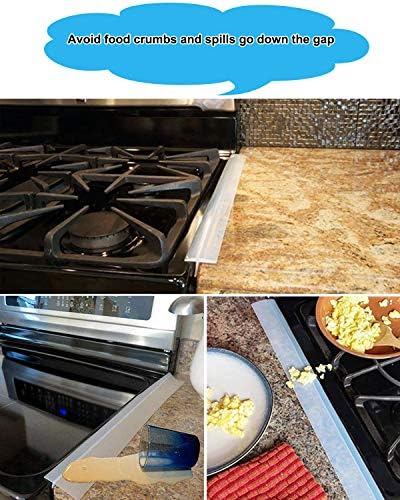 MSDADA Gas Stove Covers,8+2 Pcs 0.2mm 10.6" x 10.6" Gas Range Protectors - Image 4