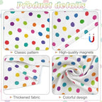 6Pcs Classroom Fluorescent Magnetic Light Covers,2x4 FT Colorful Polka Dot - Image 3