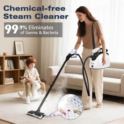 Waitbird 4.5 Bar Steam Cleaner for Home Cleaning, 275°F Handheld Steamer - Image 2