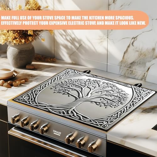28"x20" Anti-Slip Electric Stove Top Cover - Image 5