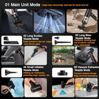 Handheld Car Vacuum Cordless Interior Cleaner, 20000Pa Suction & Air Duster - Image 5
