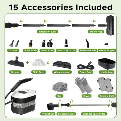 Steam Cleaner & Steam Mop Plus 1500W - Image 3