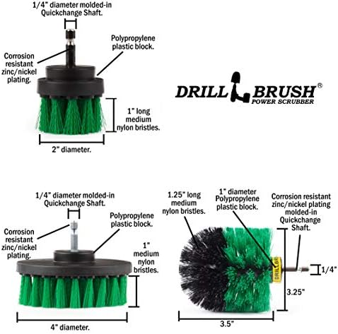 Drillbrush Kitchen Cleaning Supplies - Stove & Oven Rack Cleaning Brush Kit - Image 5
