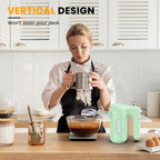 Lord Eagle 5-Speed Hand Mixer Electric With 4 Mixing Bowls Set - Image 2
