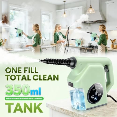 Handheld Steam Cleaner for Home, Steamer for Cleaning with 350ml Water Tank - Image 3