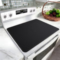 LONGKING Extra Thick Stove top Cover for Electric Stove - Silicone Stove Mat for Glass Top Stove, Range Covers for Electric Stove, Black, 30"x21" by LONGKING