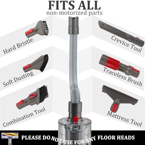 Attachments Kit for Dyson V15 V15s V9 V8 V11 V12 V10 V7 Gen5 Cordless Vacuum Cleaner,Compatible with Detect/Absolute/Outsize/Slim Accessories Replacement Brush Parts - Image 3