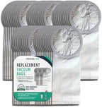 50 High-Efficiency Replacement Vacuum Bags – Compatible with ProTeam Commercial Backpack Vacuums 6QT, Part # 100431 - Easy Installation - (50-Bags) by Think Crucial by ThinkCrucial