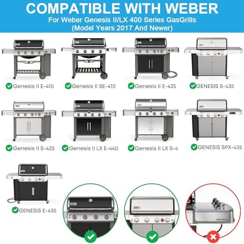 Full Size Griddle Insert for Weber Genesis II 400&LX 400 Series Gas Grills - Image 5
