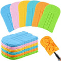 12 Pcs Reusable Duster Refills Washable Pads, Candy Color by Zubebe