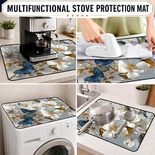 Stove Top Cover,28.5"L x 20.18"W,Heat Resistant Cooktop Protector Mat - Image 6