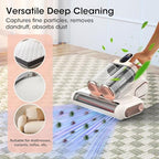 Mattress Vacuum Cleaner Cordless 16Kpa Bed Handheld Vacuum, Vacuum Cleaner with 253.7nm UV-C Light,HEPA Filter & Ultrasonic, Portable Vacuums for Bed Sofa Couch Crib Gifts for women men her white - Image 5