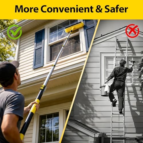 30 Foot High Ceiling Duster Kits with 4.7-24ft Heavy Duty Extension Pole - Image 3