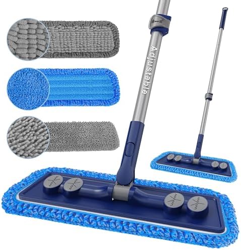 Microfiber Mops for Floor Cleaning: Dust Mop for Hardwood Floors by FORPEEDER